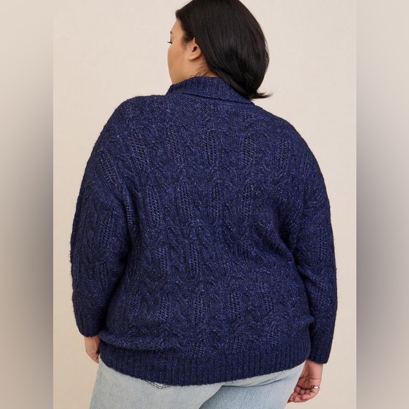 Torrid Vegan Cashmere Pullover Turtle Neck Sweater NWT - Picture 3 of 8